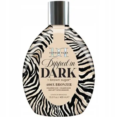 Бронзирующий лосьон для тела Tan Incorporated Dipped in Dark Brown Sugar 400X Bronzer для тёмного загара, 400 мл