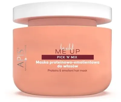 Маска для волос Apis Professional Build Me Up Hair Mask с протеинами, восстанавливающая, 250 мл