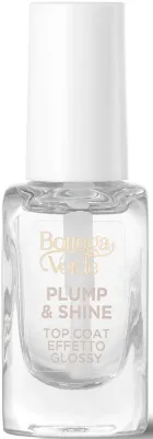 Топ для ногтей Bottega Verde Plump and Shine Glossy Top Coat ультраглянцевый, быстро сохнет, 9,5 мл