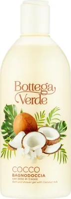 Гель для душа и ванны Bottega Verde с кокосовым молоком, 400 мл