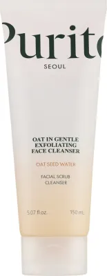 Purito Seoul Facial Scrub Cleanser гель-скраб для умывания лица с овсом, мягкий пилинг, маска-скраб, для чувствительной кожи 150 мл