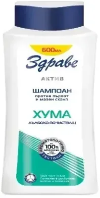 Шампунь против перхоти для жирной кожи головы Aroma Zdrave Aktiv Shampoo, 600 мл