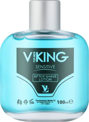 Лосьон после бритья Aroma For Men Viking Sensitive After Shave Lotion для чувствительной кожи, с алоэ и ментолом, 100 мл