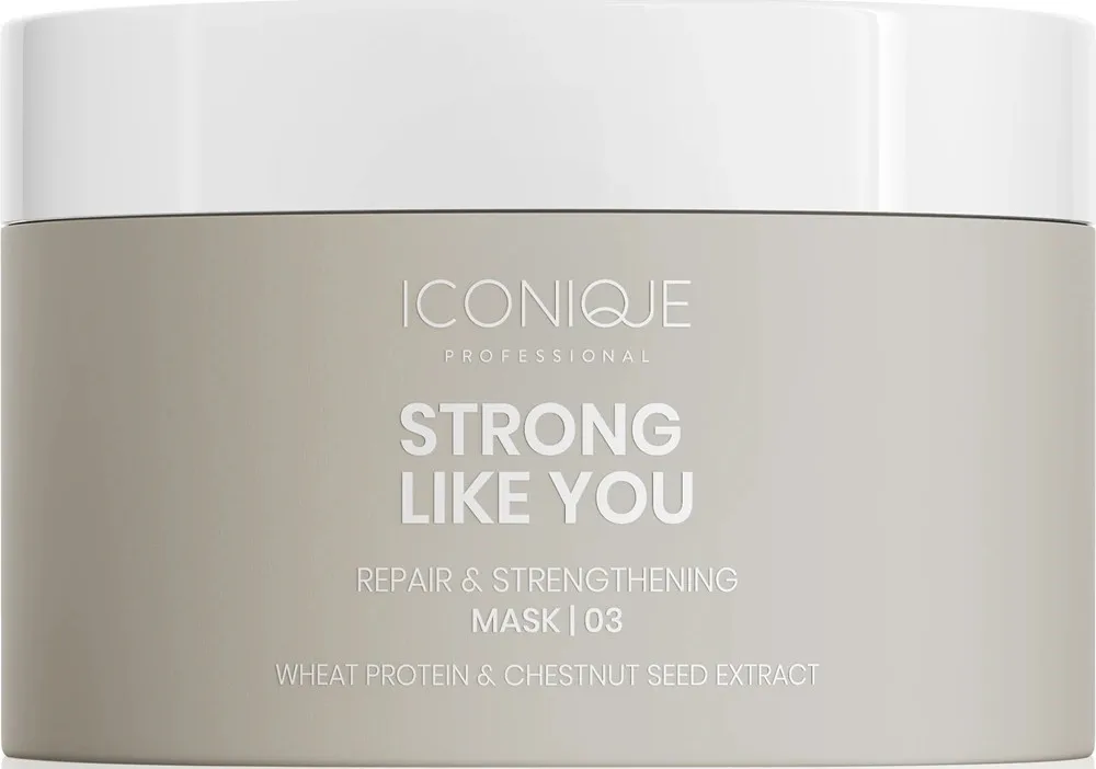 Восстанавливающая укрепляющая маска для волос Iconique Professional Strong Like You, протеины пшеницы и риса, экстракт каштана, 50 мл