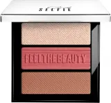 Палетка румян и хайлайтера GA-DE Selfie Blush & Highlighter Trio Palette, оттенок 27 - Three In One Glow — фото 1
