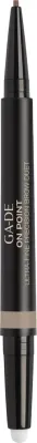 Карандаш для бровей GA-DE On Point Ultra Fine Brow Duet, оттенок 102 - Cool Blonde