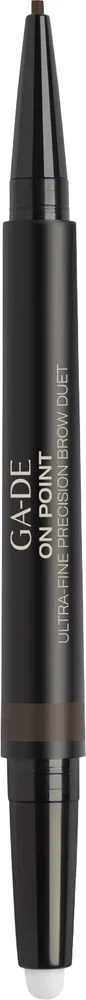 Карандаш для бровей GA-DE On Point Ultra Fine Brow Duet, оттенок 106 - Cool Brown