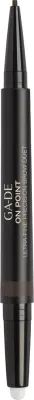 Карандаш для бровей GA-DE On Point Ultra Fine Brow Duet, оттенок 106 - Cool Brown