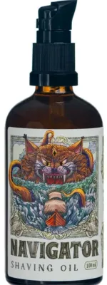Масло для бритья RareCraft Navigator Shaving Oil с маслами макадамии и баобаба, аромат шоколада и апельсина, 100 мл