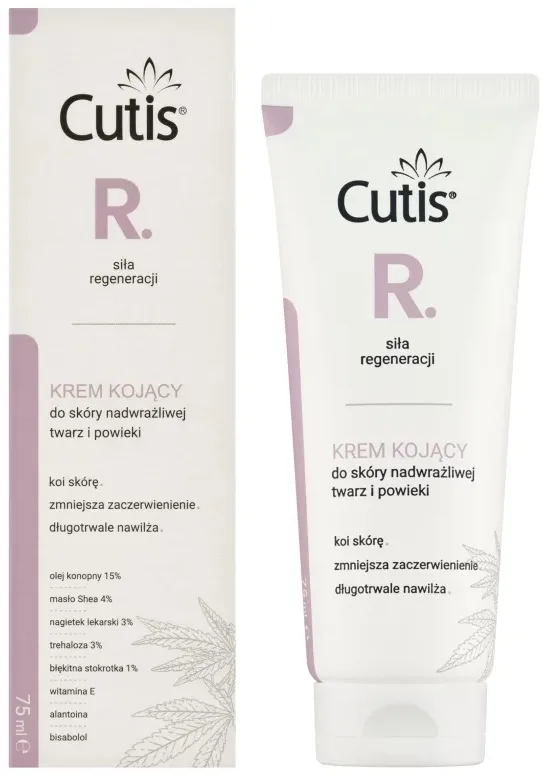 Крем для тела Cutis R-Regeneration Cream успокаивающий, для сверхчувствительной кожи, детский, 75 мл