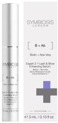 Сыворотка для ресниц и бровей Symbiosis London Expert 2-1 Lash Brow Enhancing Serum, 3 мл