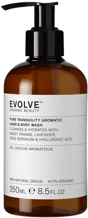 Жидкое мыло для рук и тела Evolve Pure Tranquility с гиалуроновой кислотой, 50 мл