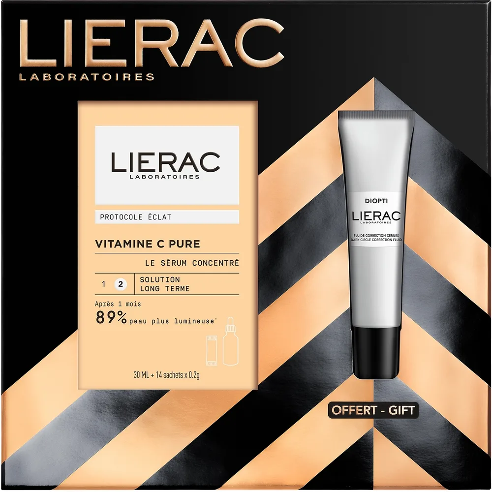 Набор для лица Lierac Protocole сыворотка с витамином С и флюид с ниацинамидом для сияния кожи 30+15 мл