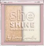 Хайлайтер для лица Revers She Shine Highlighter Duo из двух оттенков, 7,2 г, оттенок 02 - Afterglow — фото 1