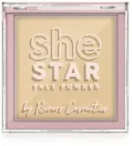Пудра для лица Revers She Star Face Powder бархатистая, 10 г, оттенок 02 - Vanilla — фото 1
