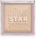 Пудра для лица Revers She Star Face Powder бархатистая, 10 г, оттенок 04 - Olive — фото 1