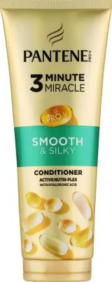 Кондиционер для пушащихся волос «Гладкость за 3 минуты» Pantene Pro-V 3 Minute Miracle Smooth & Sleek, 220 мл