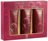 Набор Aurora Midnight Rose крем для рук 100 мл бальзам для тела 100 мл и скраб для тела 100 мл — фото 1