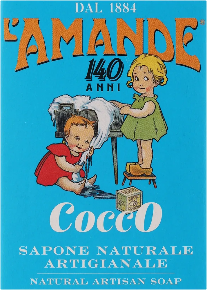 Мыло L'Amande Coconut Natural Artisanal кокос ручной работы, 150 г