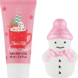Детский набор Aurora Xmas Kids лосьон с ароматом мяты и бомбочка для ванны с ароматом мяты 60 мл+120 г — фото 2