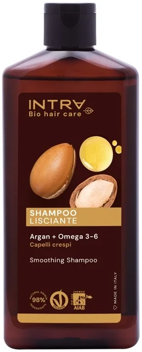 Шампунь Intra Argan & Omega 3-6 разглаживающий с маслом арганы, 250 мл
