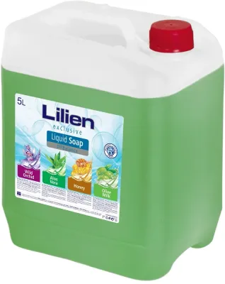Мыло жидкое Lilien Aloe Vera алоэ вера, канистра, 5000 мл