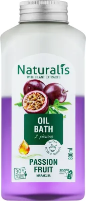 Двухфазное масло-пена для ванны Naturalis Two-Phase Oil Foam Passion Fruit с ароматом маракуйи, 800 мл