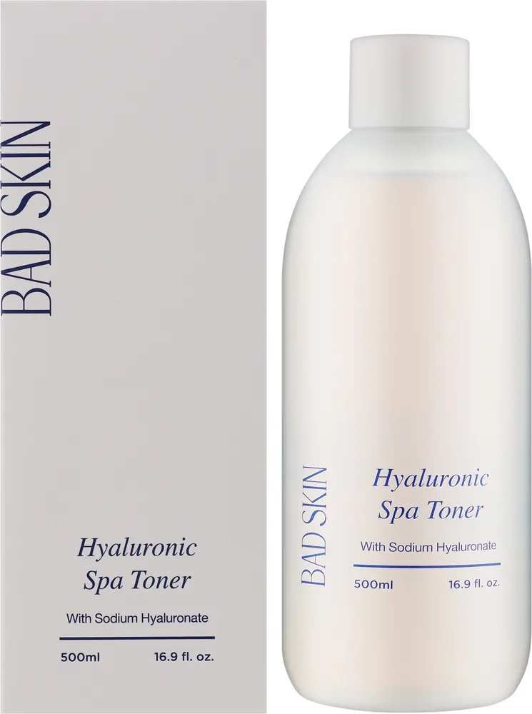 Спа-тоник для лица Bad Skin с гиалуроновой кислотой, кактусом и термальной водой
