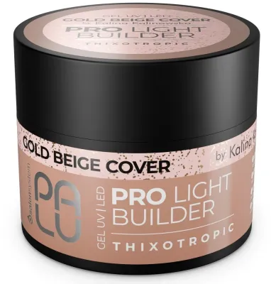 Строительный гель для ногтей Palu Pro Light Builder Gold Beige Cover, однофазный, бежевый, 45 г