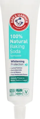 Arm & Hammer Arm & Hammer 100% Natural Baking Soda Whitening Protection Toothpaste - Зубная паста 100% Natural Baking Soda Whitening Protection Toothpaste отбеливающая, с пищевой содой, 75 мл
