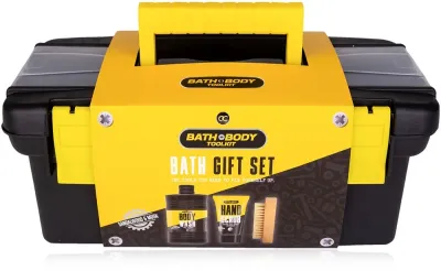 Мужской набор Accentra Bath & Body Toolkit гель для душа 400 мл скраб для рук 50 мл и щетка для ногтей