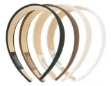 Ободки для волос Brushworks Classic Headbands, четыре нейтральных цвета, 4 шт — фото 2
