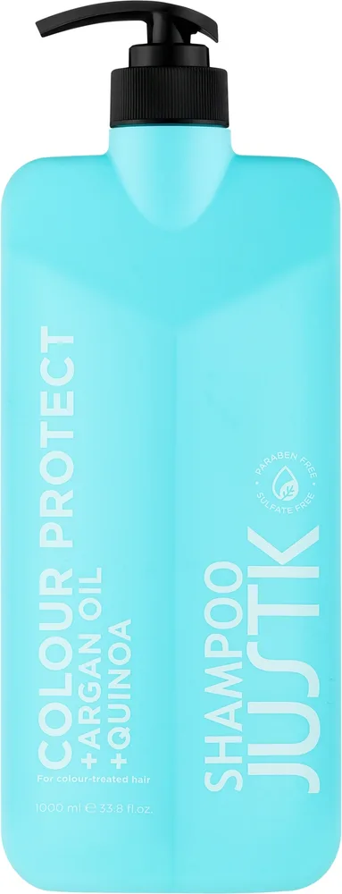 Шампунь JustK Argan Oil & Quinoa для окрашенных волос без сульфатов и парабенов, 300 мл