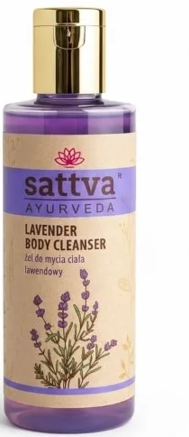Гель для мытья тела Sattva Ayurveda Lavender с экстрактом лаванды, ручная работа, 210 мл