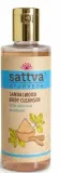 Гель для мытья тела Sattva Ayurveda Sandalwood с древесно-травяным ароматом, ручная работа, 210 мл — фото 1