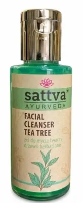 Гель для умывания лица Sattva Ayurveda Facial Cleanser Tea Tree с чайным деревом, 100 мл