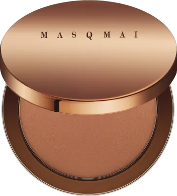 Бронзер для лица Masqmai Terra Bronzer с золотистым шиммером, 8 г, оттенок Tan Medium