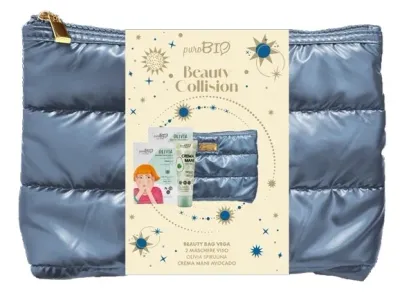 Набор PuroBio Cosmetics Beauty Bag Vega питательный крем для рук с маслом авокадо 50 мл альгинатная маска 2 шт по 13 г и косметичка