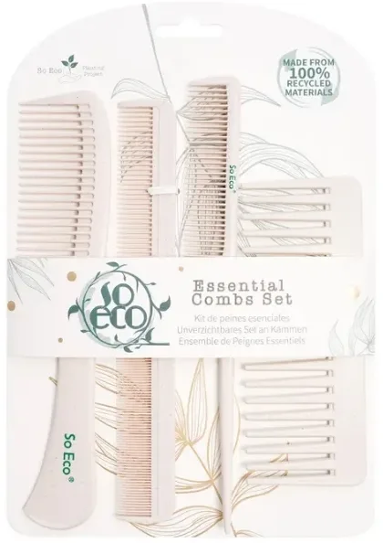 Набор гребней для волос So Eco Essential Combs 4 шт