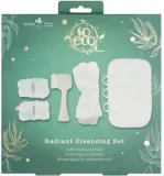 Набор для очищения лица So Eco Radiant щетка для умывания очищающие диски напульсники и повязка для волос — фото 1