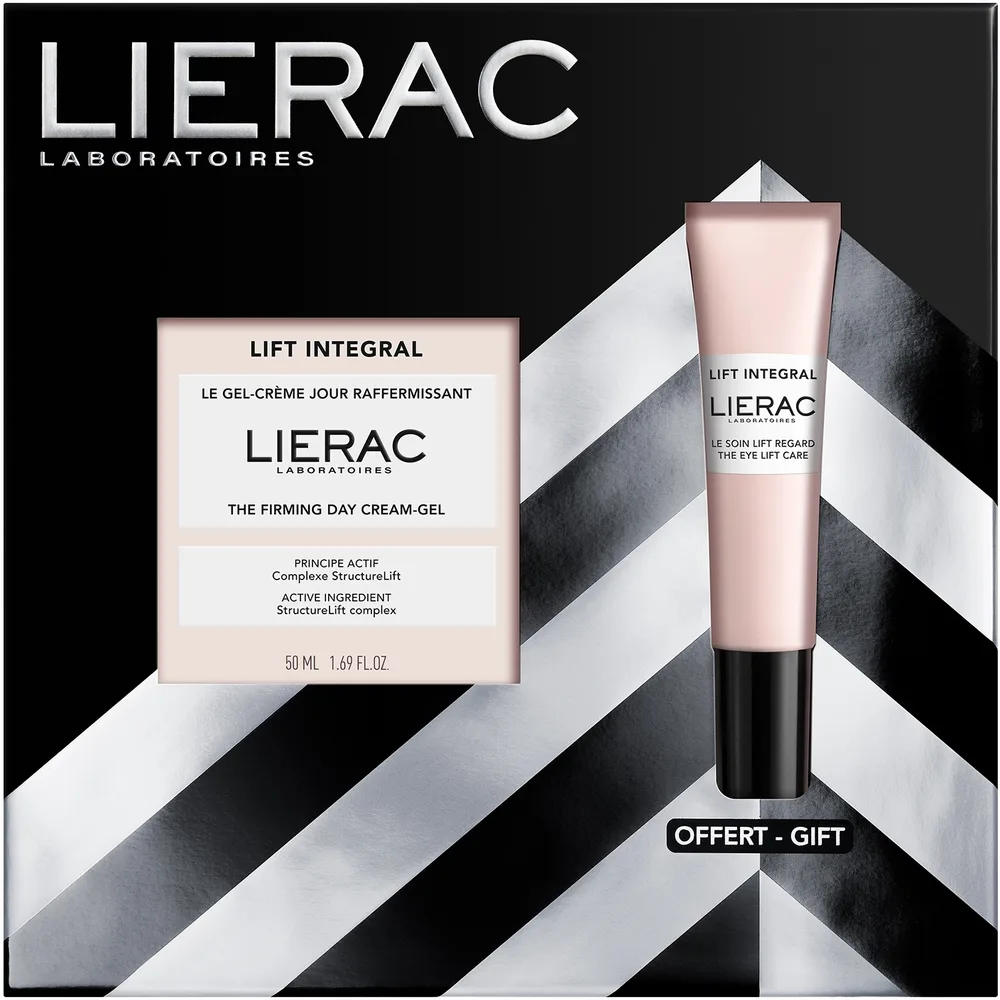Мужской набор Lierac Homme гель-крем для лица крем для глаз и гель для душа для зрелой кожи 50+15+200 мл