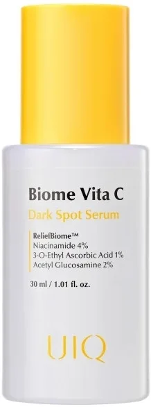 Сыворотка для лица UIQ Biome Vita C Dark Spot осветляющая, против пигментации, 30 мл