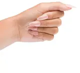 Накладные ногти Nail HQ Almond Glossy French Nails, миндальная форма, глянцевый френч, 24 шт — фото 3