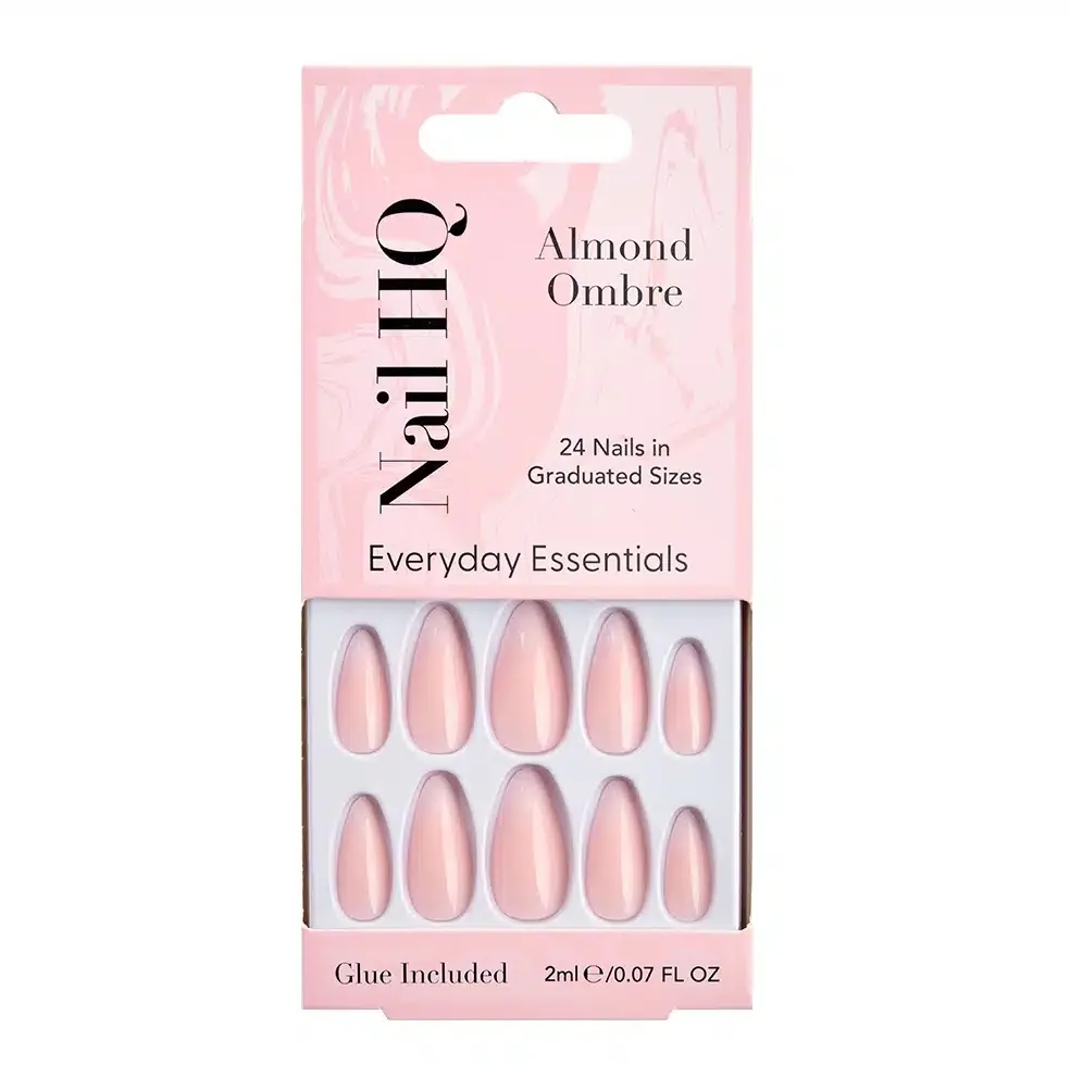 Накладные ногти Nail HQ Almond Ombre Nails, миндальная форма, омбре, 24 шт