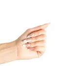 Накладные ногти Nail HQ Almond Natural French Glaze Nails, миндальная форма, френч с глазурью, 24 шт — фото 3