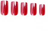 Накладные ногти Nail HQ Square Cherry Glaze Nails, квадратная форма, вишнёвая глазурь, 24 шт — фото 2