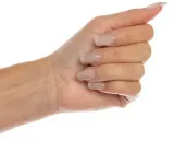 Накладные ногти Nail HQ Square Stardust Cat Eye Nails, квадратная форма, молочно-розовые, 24 шт — фото 3
