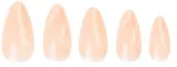 Накладные ногти Nail HQ Almond Cloud Nails миндалевидные, розовые с белыми облаками, 24 шт — фото 2