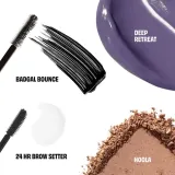 Набор Benefit Dream Team глиняная маска 30 мл бронзирующая пудра 2.5 г тушь для ресниц 4 мл и прозрачный гель для бровей 3.5 мл — фото 4