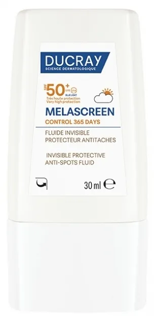 Флюид солнцезащитный для лица Ducray Melascreen Invisible Anti-Spot Protective Fluid SPF50+ невидимый, против пигментных пятен, 30 мл